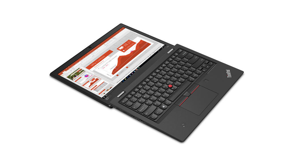 Lenovo ThinkPad L380 to najczęściej 13,3 cala ekranu, ciekawie wyglądająca obudowa, imponujący procesor Core i7 siódmej generacji, matowa matryca, 512 giga na dysku SSD, nawet 32 giga pamięci ram, jeden port HDMI, porty typu USB, czytnik kart pamięci, pojemna bateria i niska masa własna