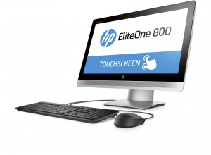 W przypadku modelów HP EliteOne 800 dostrzegamy duży monitor, który w swojej obudowie posiada wszystkie niezbędne części komputera